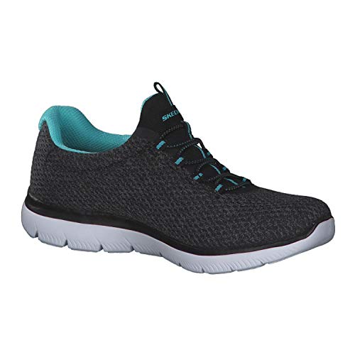 Skechers Summits-Striding, Zapatillas para Mujer, Negro, 37 EU