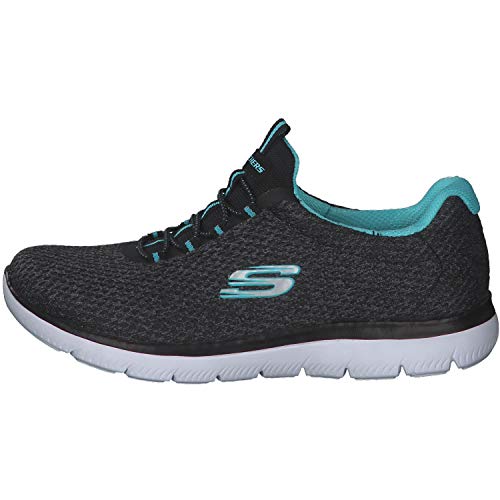 Skechers Summits-Striding, Zapatillas para Mujer, Negro, 37 EU