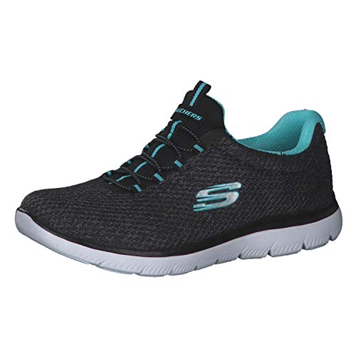 Skechers Summits-Striding, Zapatillas para Mujer, Negro, 37 EU