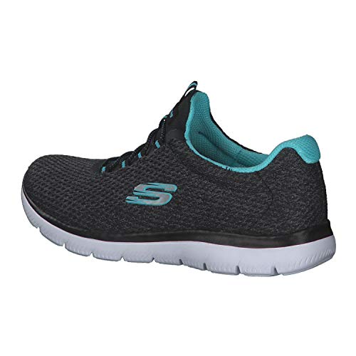 Skechers Summits-Striding, Zapatillas para Mujer, Negro, 37 EU