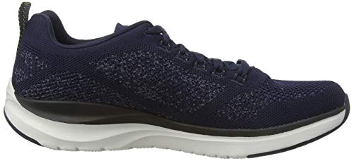 Skechers Ultra Groove, Zapatillas para Hombre, Azul (Navy Flat Knit/Trim Nvy), 44 EU