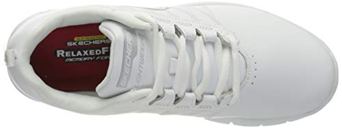 Skechers Women's Sure Track Erath - Ii Lace-up Sneakers, White (White Leather Wht), 5 UK (38 EU)