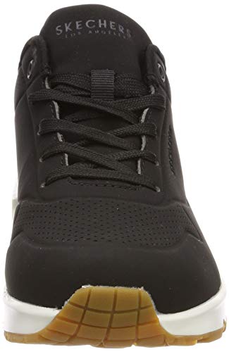 Skechers Women's Uno -Stand On Air Trainers, Black (Black Blk), 8 UK (41 EU)