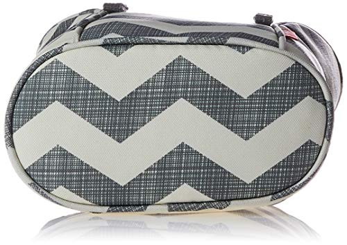 Skip Hop Chevron - Bolsa doble para biberón, color blanco