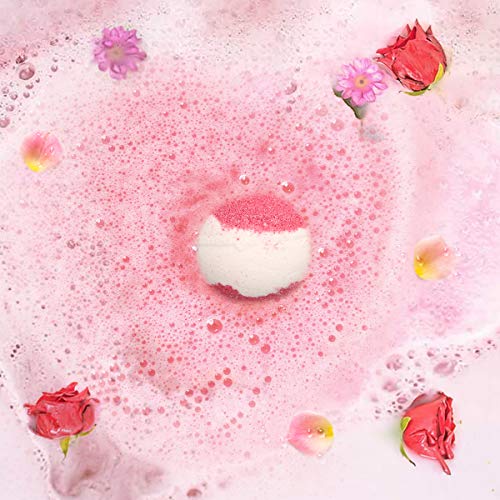 Skymore 4x100g Bombas de Baño, Bombas con Aceites Esenciales, Regalo para navidad, Bolas de Baño, Relajante de Cuerpo Set de Regalo