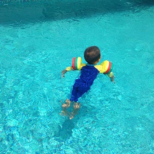 SKYSPER 4 Piezas Manguitos de Natación para Niños Flotador Bebe Piscina Discos Flotantes Hechos de Espuma con Certificación Seguridad Aprender a Nadar