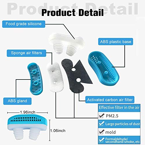 Sleep Dilatador Nasal Antironquidos Nasal Antironquidos Nasal Dejar De Roncar Anti Ronquidos Bruxismo Rechinar El Tabique Desviado Y Los Respiros Bucales