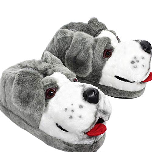 Sleeper'z - Perro Pastor - Zapatillas de casa Animales Originales y Divertidas - Adultos y Niños - Hombre y Mujer - 42/44 (XL)