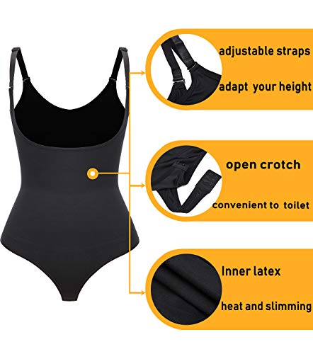 SLIMBELLE Body Reductor Sin Costuras Latex Fajas Reductoras Adelgazantes Mujer Corsé Modeladora Postparto Colombiana Body Shaper Nergo Beige