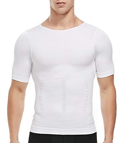 SLIMBELLE® Body Shaper para Hombre - Camisa de compresión T-Shirt Shapewear Slimming Shirt Chaleco Adelgazar Abdomen Cinturón De Vientre Bajar De Peso
