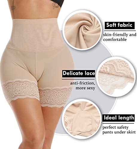 SLIMBELLE® Braguitas Moldeadoras Mujer Cintura Alta Braga Adelgazante Faja Reductora Vientre Plano Pantalón Moldeadora Encaje Bodies moldeadores