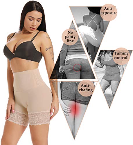 SLIMBELLE® Braguitas Moldeadoras Mujer Cintura Alta Braga Adelgazante Faja Reductora Vientre Plano Pantalón Moldeadora Encaje Bodies moldeadores