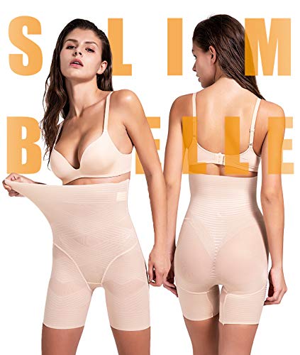 SLIMBELLE® Mujer Bragas Adelgazantes Cintura Alta Braguitas Moldeadoras Vientre Plano Abdomen Faja Reductora