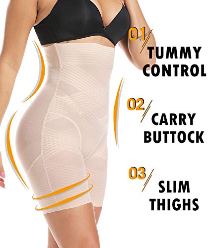 SLIMBELLE® Mujer Bragas Adelgazantes Cintura Alta Braguitas Moldeadoras Vientre Plano Abdomen Faja Reductora