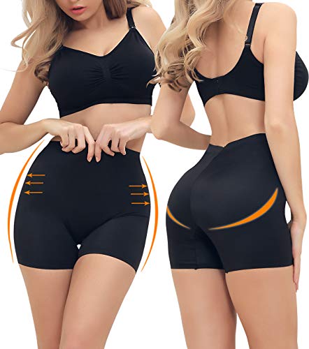 SLIMBELLE Mujer Faja Pantalon Moldeador Sin Costuras Braguitas Reductoras Panty Shapewear Shaping Push up Butt Boxer Shorts Evita Rozaduras Contenitiva Ropa Interior Elástica Tallas Grandes