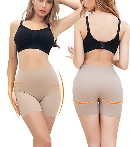 SLIMBELLE Mujer Faja Pantalon Moldeador Sin Costuras Braguitas Reductoras Panty Shapewear Shaping Push up Butt Boxer Shorts Evita Rozaduras Contenitiva Ropa Interior Elástica Tallas Grandes