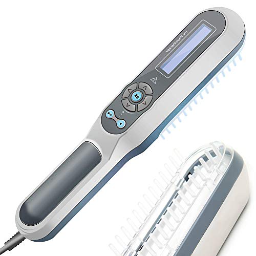 Slinlu Terapia Ultravioleta UVB de Mano de fototerapia de luz con Control de Temporizador Digital LCD con Gafas de fisioterapeutas de Enfermedades de la Piel y el vitíligo