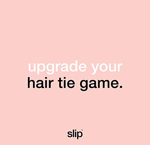 Slip Silk Midnight - Corbata de pelo de seda de seda pura de 22 momme para el pelo, diseñada para ser suave y evitar arrugas (3 mechones)