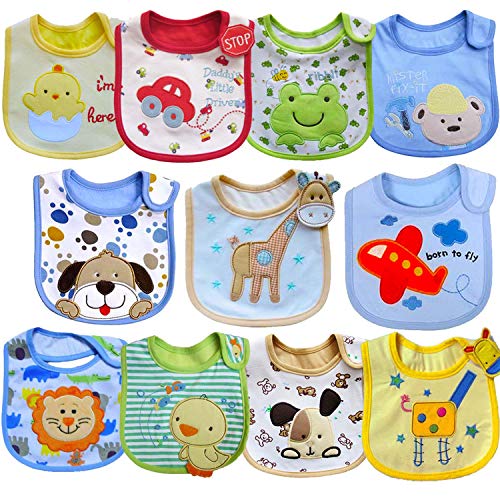 SLOSH 11 Baberos Impermeables Bebe Recien Nacido Niño Niñas Unisex