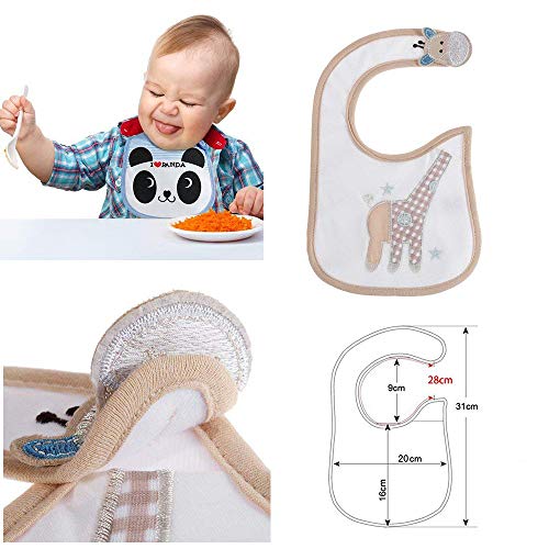 SLOSH 11 Baberos Impermeables Bebe Recien Nacido Niño Niñas Unisex