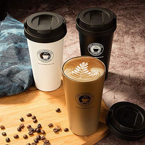 SLOSH Vaso Termico Café Termo Taza Termica Viaje Botella Acero Inoxidable 500ml