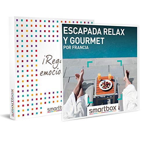 SMARTBOX - Caja Regalo - Escapada Relax y Gourmet por Francia - Idea de Regalo - 1 Noche con Desayuno, Cena y Acceso a SPA para 2 Personas