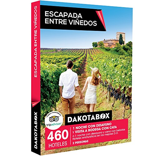 Smartbox DAKOTABOX - Caja Regalo - ESCAPADA Entre VIÑEDOS - 460 hoteles enoturísticos en Las Mejores D.O. de España y Francia