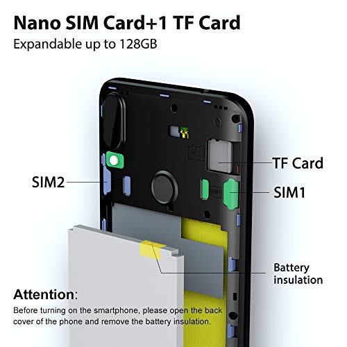 Smartphone Libre, OUKITEL C16 Pro Android 9.0 4G Dual SIM Telefonos Moviles, Pantalla de Gota de Agua de 5,71 Pulgadas Teléfono Movil,3300mAh Batería 32GB ROM Dual Cámaras Smartphone, Negro