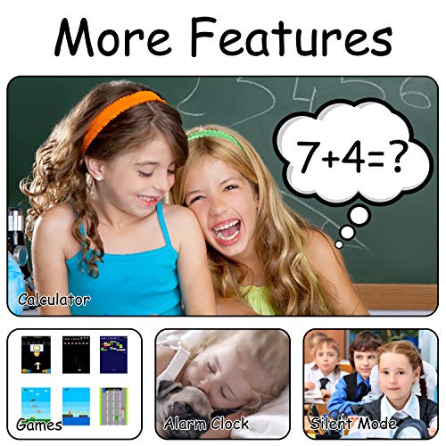 Smartwatch Niños Telefono Estudiante, Lata Realiza Llamadas Mensajes Mp3 Musica Reloj Infantil Reloj Digital Reloj Despertador Juegos Reloj Inteligente para Niños de Edad 3-12 Niño Regalo (Rosa)