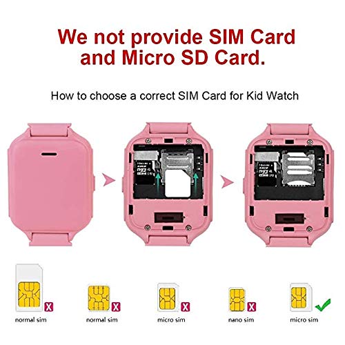 Smartwatch Niños Telefono Estudiante, Lata Realiza Llamadas Mensajes Mp3 Musica Reloj Infantil Reloj Digital Reloj Despertador Juegos Reloj Inteligente para Niños de Edad 3-12 Niño Regalo (Rosa)