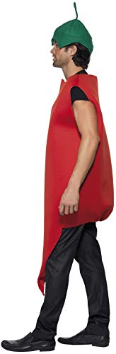 Smiffy'S 20361M Disfraz De Guindilla Con Túnica Y Gorro, Rojo, M - Tamaño 38"-40"