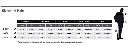 Smiffy's-20841L Santa Disfraz de Papá Noel, con Chaqueta, pantalón, Barba, Gorro y cinturón, Color Rojo, L-Tamaño 42"-44" (20841L)