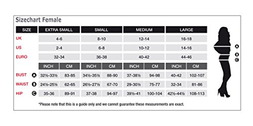 Smiffys-33287M Halloween Disfraz de ninfómana psicótica, con Vestido, Falsa Torera y Encaje, Color Blanco, M-EU Tamaño 40-42 (Smiffy'S 33287M)