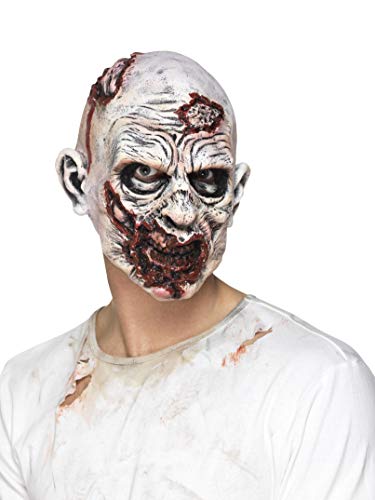 Smiffys-45019 Máscara de zombi, Látex de espuma, cubre toda la cabeza, multicolor, No es applicable (Smiffy's 45019) , color/modelo surtido