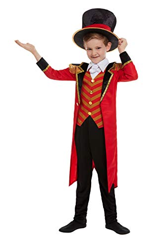 Smiffys 51021S - Disfraz de lujo para niños de 4 a 6 años, color rojo