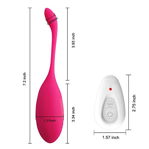 Smklcm Control Remoto inalámbrico 16 velocidades Potente É-g-g Control Remoto masajeador Vágíñál Ball É-g-g para Mujeres