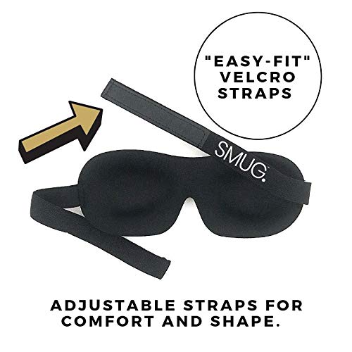 SMUG belleza antifaz para dormir 3D contorno con bloqueo de luz, Palmera