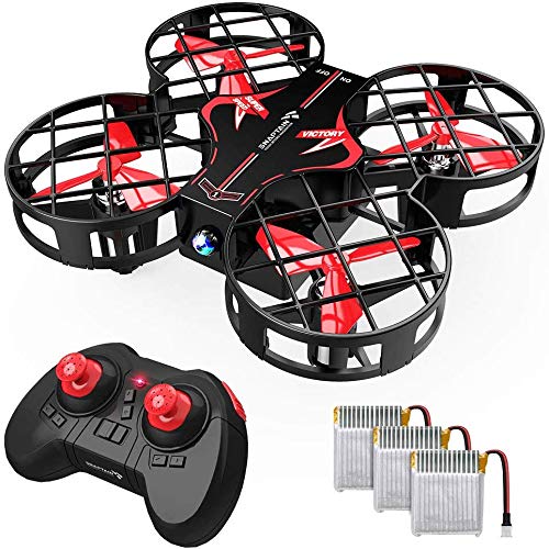 SNAPTAIN H823H Plus Mini Drone para Niños, Dron con 3 Baterías, 21 Minutos de Tiempo de Vuelo - Mini Helicóptero Quadcopter por Control Remoto, Modo sin Cabeza, Volteos 3D, 3 Modos de Velocidad