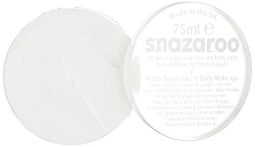 Snazaroo - Maquillaje al agua para cara y cuerpo (75 ml)- color blanco