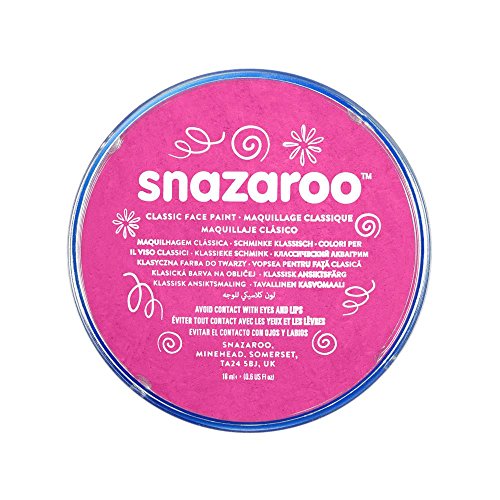 Snazaroo- Pintura facial y Corporal, 18 ml, Color rosa brillante, 0 (Colart 18058)
