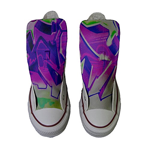 Sneakers Personalizadas (Producto Hecho a Mano) Original USA Zapatos Personalizadas Unisex (Producto Artesano) con la Pintada púrpura nebuloso - TG39