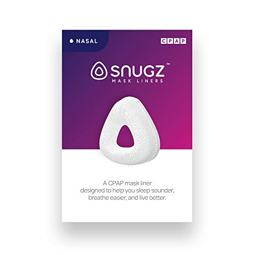 Snugz Mascarilla Forros: lavable a máquina, talla única, se adapta a la mayoría de los revestimientos de máscara CPAP, paquete de 2 duran 90 días (Nasal (solo alrededor de la nariz))