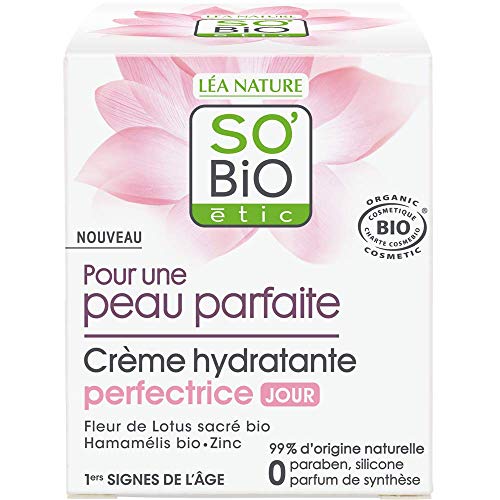 SO'BiO étic Crème Hydratante Perfectrice pour une Peau Parfaite 50 ml
