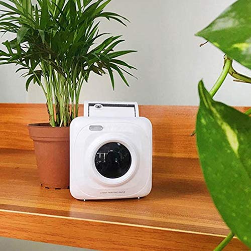 SODIAL Impresora Portatil Mini Bluetooth Inala Mbrico Porta Til Impresora De Foto Imagen Termica POS para Android iOS Telefono Movil