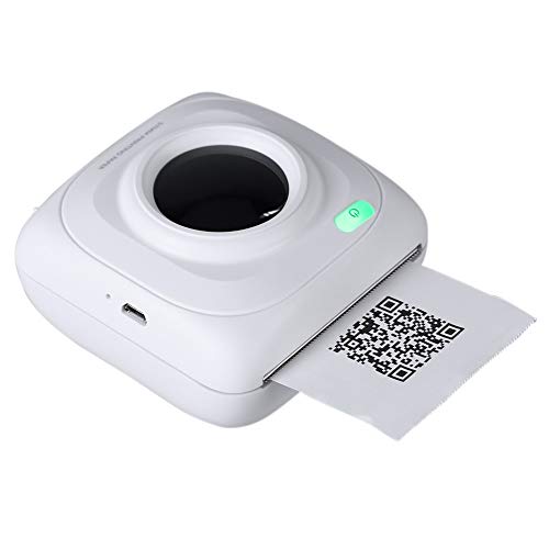 SODIAL Impresora Portatil Mini Bluetooth Inala Mbrico Porta Til Impresora De Foto Imagen Termica POS para Android iOS Telefono Movil