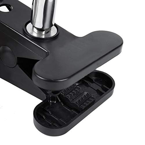 SODIAL Nw-02 Reptiles Luz con Abrazadera Ceramica Calor Emisor Soporte Bombilla Lampara de Infrarrojos (Enchufe de UE) - Negro