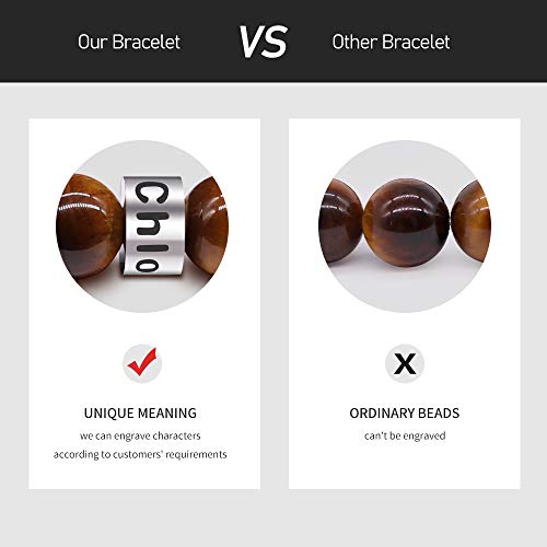 SODIAL Pulsera de curacion de 7 chakras Pulsera de amuleto para hombres y mujeres piedras de oracion de Buda Reiki abalorios de lava negra