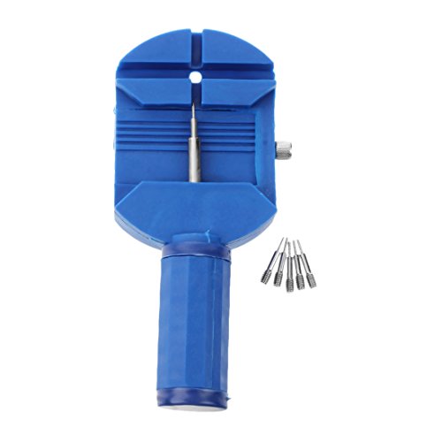 SODIAL(R) Herramienta Quitar Eslabones Reparar Reloj Pulsera Correa + 5 Pines