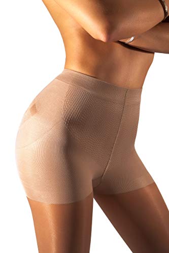 sofsy Medias de Talle Alto para Mujeres – 30 Denieres Marrón Medium