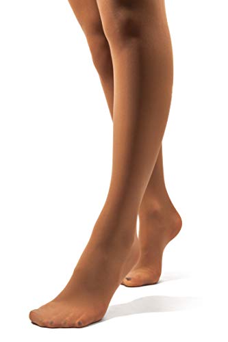sofsy Medias de Talle Alto para Mujeres – 30 Denieres Marrón Medium